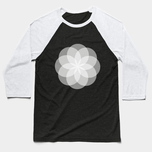 Sheer delicate flower Baseball T-Shirt by hedehede